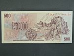 500 Kč 1973 s. Z 63, kolek, Baj. CZ 2, Pi. 2