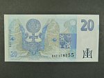 20 Kč 1994 s. B 67 proužek vlevo, Baj. CZ 10b, Pi. 10b 
