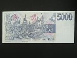 5000 Kč 1993 s. A 14, Baj. CZ 9, Pi. 9
