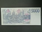 5000 Kč 1993 s. A 20, Baj. CZ 9, Pi. 9