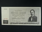 5000 Kčs 1.11.1945 série 16 A, perf. 3md