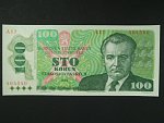 100 Kčs 1989 s. A 17