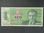 100 Kčs 1989 s. A 32, vzácně se vyskytující vysoká série