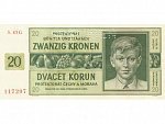 20 K 24.1.1944, serie G, specimen