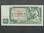 100 Kčs 1961 série G 50, číslovač 1c