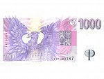 1000 Kč 1996 s. F 45, Baj. CZ 16, Pi. 15