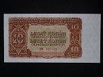 10 Kčs 1953 série BM, tiskárna Goznak Moskva