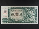 100 Sk 1961 s. P 94, kolkovaná, Baj. SK 3c, Pi. 17
