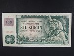 100 Kč 1961 s. M 16, kolek, Baj. CZ 1e, Pi. 1
