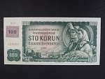 100 Kč 1961 s. M 24, kolkovaná, čitelná nepřelepená sérieBaj. CZ 1e, Pi. 1