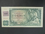 100 Kč 1961 s. R 74, kolek, široký číslovač 1c