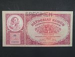 50 Kč 1.10.1929 série Eb, perf. SPECIMEN
