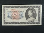 100 Kčs 1945 série A 14