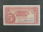 5 Kčs 25.1.1949 série 123