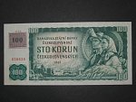 100 Kč 1961 s. Z, kolek, Baj. CZ 1b, Pi. 1