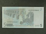 5 Euro 2002 s.U, Francie, podpis Willema F. Duisenberga, , L002 tiskárna  Banque de France, Francie