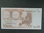 10 Euro 2002 s.X, Německo, podpis Mario Draghi, P017 tiskárna Giesecke a Devrient, Německo