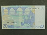 20 Euro 2002 s.E, Slovensko, podpis Jeana-Clauda Tricheta, G015 tiskárna Koninklijke Joh. Enschedé, Holandsko