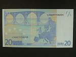 20 Euro 2002 s.L, Finsko, podpis Jeana-Clauda Tricheta, G005 tiskárna Koninklijke Joh. Enschedé, Holandsko