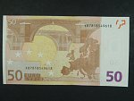 50 Euro 2002 s.X, Německo, podpis Mario Draghi, E001 tiskárna F. C. Oberthur, Francie 