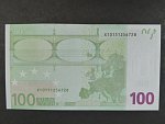 100 Euro 2002 s.X, Německo, podpis Mario Draghi, R002 tiskárna Bundesdruckerei, Německo 