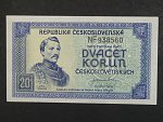 20 Kčs 1945 série NF