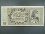 50 K 25.9.1944 série 25 A perf. NEPLATNÉ