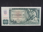 100 Sk 1961 s. R 09, kolkovaná, úzký číslovač