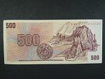 500 Kčs 1973 série U 55