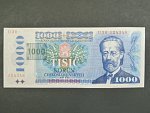 1000 Kč 1985 s. U 30, kolek tištěný, Baj. CZ 3b, Pi. 3