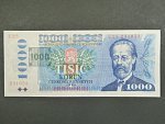 1000 Kč 1985 s. U 25, kolek tištěný, Baj. CZ 3b, Pi. 3