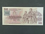 500 Kč 1973 s. U 09, kolek, Baj. CZ 2, Pi. 2
