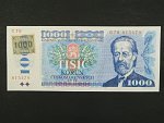 1000 Kč 1985 s. C 70, kolek lepený, Baj. CZ 3a, Pi. 3