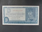 50 Kčs 3.7.1948, serie A 43, perf. 