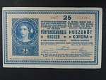 25 K 27.10.1918 série 3017 varianta číslovače 
