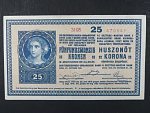 25 K 27.10.1918 série 3108 varianta číslovače 