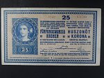 25 K 27.10.1918 série 3142 varianta číslovače 