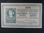 200 K 27.10.1918, serie A 1024, bez potisku na R