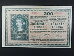200 K 27.10.1918, serie A 2100, s potiskem na R