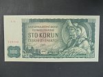 100 Kčs 1961 série X 44, číslovač 2d, vodoznak 14