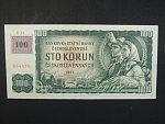 100 Kč 1961 s. G 84 II.vydání, kolek