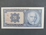 20 Kč 1.10.1926 série Eg, perf. SPECIMEN