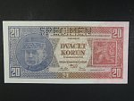 20 Kč 1.10.1926 série Le, perf. SPECIMEN