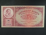 50 Kč 1.10.1929 série Hb, perf. SPECIMEN