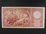 50 Kč 1.10.1929 série Ub, perf. SPECIMEN