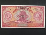 500 Kč 2.5.1929 série H, 1x perf. SPECIMEN