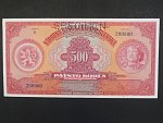 500 Kč 2.5.1929 série E, 1x perf. SPECIMEN