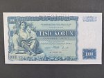 1000 Kč 25.5.1934, série R, 1x perf. SPECIMEN