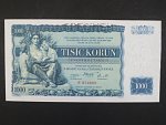1000 Kč 25.5.1934, série P, 1x perf. SPECIMEN
