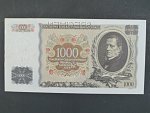 1000 Kč 25.5.1934, série P, 1x perf. SPECIMEN